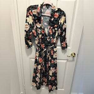 Torrid Floral Dress, Black, 2X